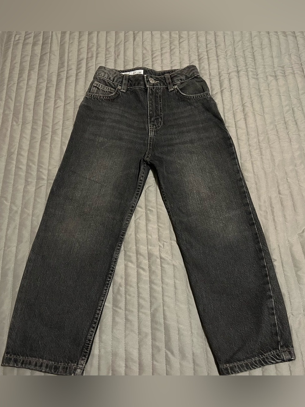 Zara Kids (Boys 6-7) Relaxed Black Jeans